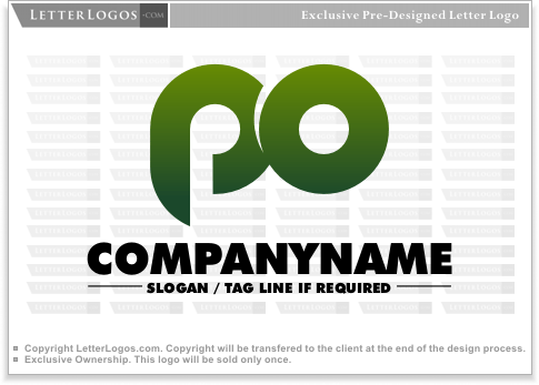 PO Logo - LetterLogos.com - Letter PO Logo ( p-logo-18 )