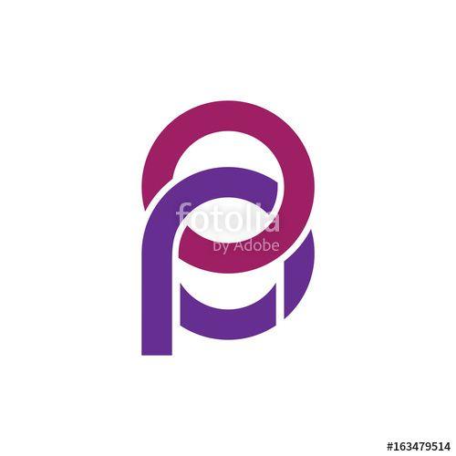 PO Logo - Initial Letter PO Logo