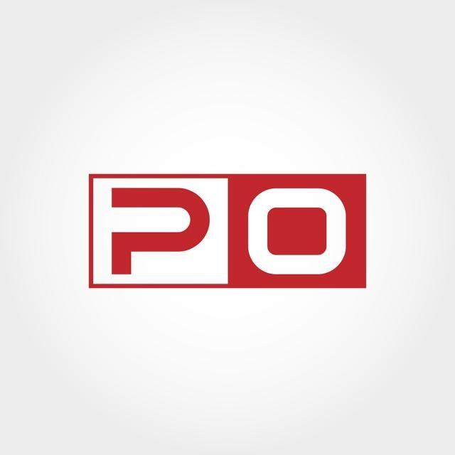 PO Logo - Letra inicial PO logo template Descarga gratuita de plantilla en Pngtree