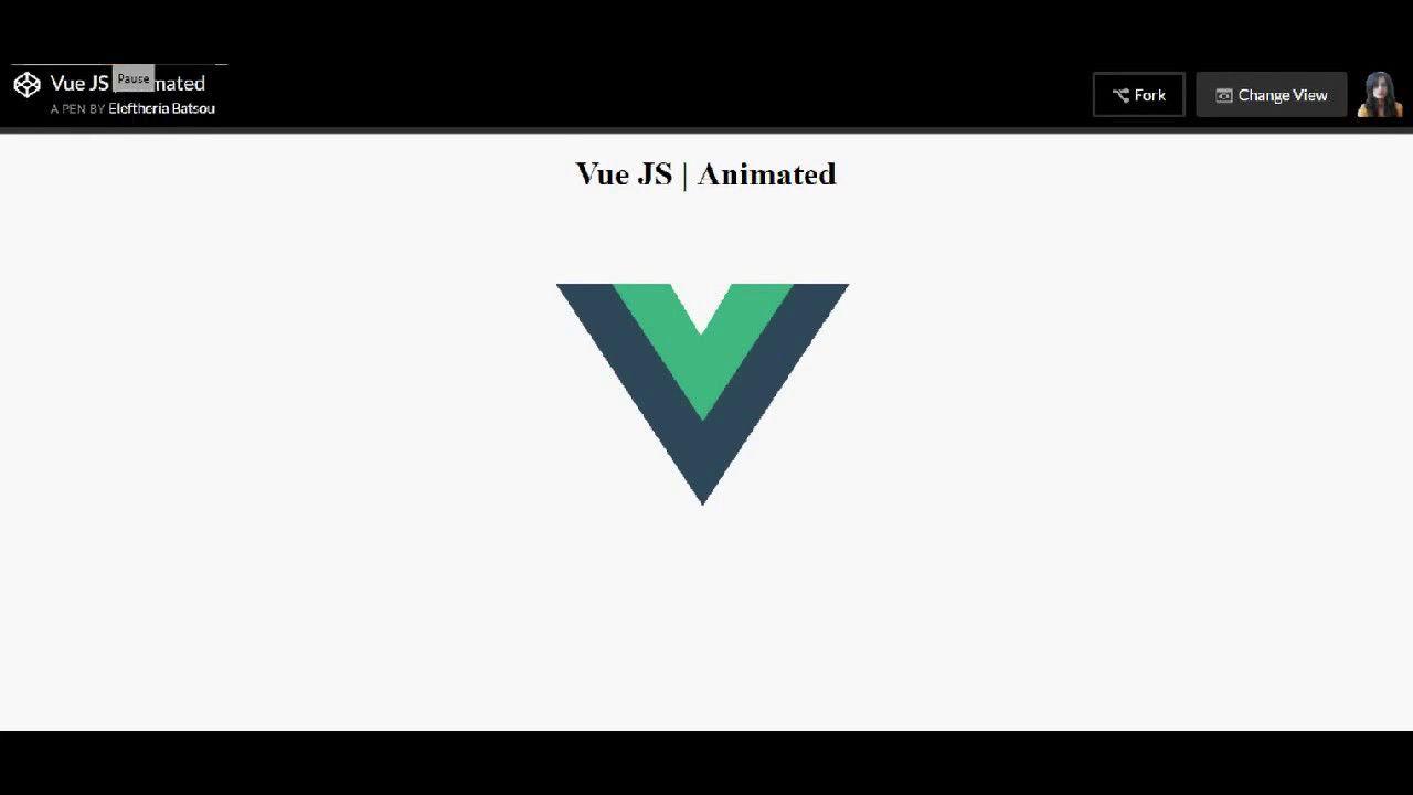 Vue Logo - How to pure css that Logo with animation (for beginners!)