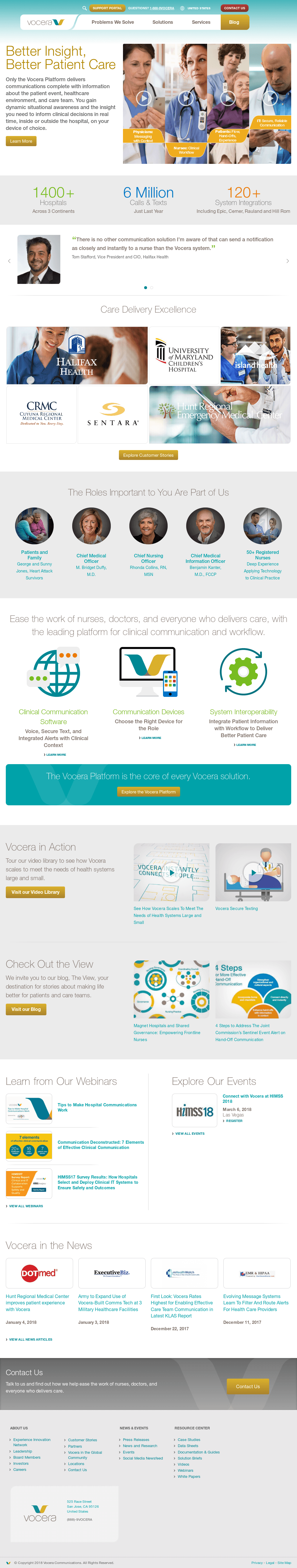 Vocera Logo - Vocera Competitors, Revenue and Employees - Owler Company Profile