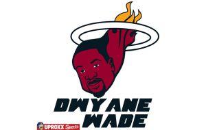 D-Wade Logo - Re Imagined Heat Logo Includes Dwyane Wade As Literal Face