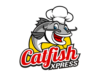 Catfish Logo - Catfish Xpress logo design
