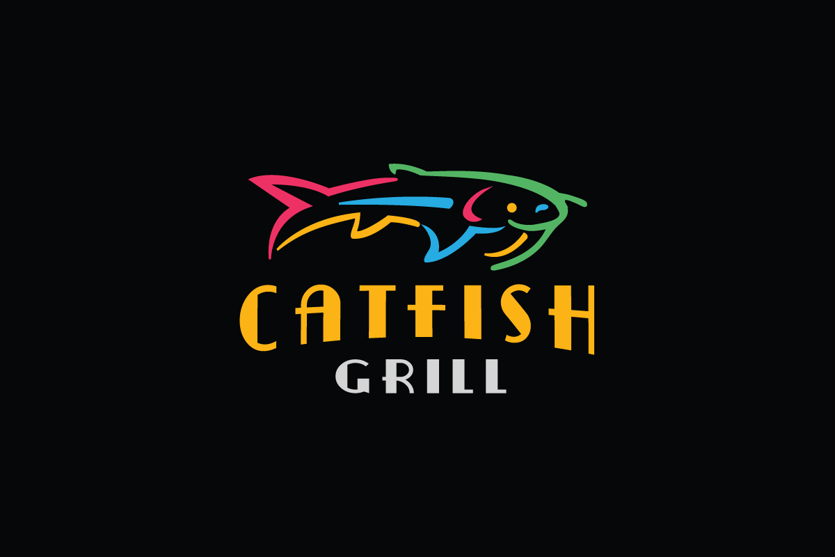 Catfish Logo - Catfish Grill Logo Design