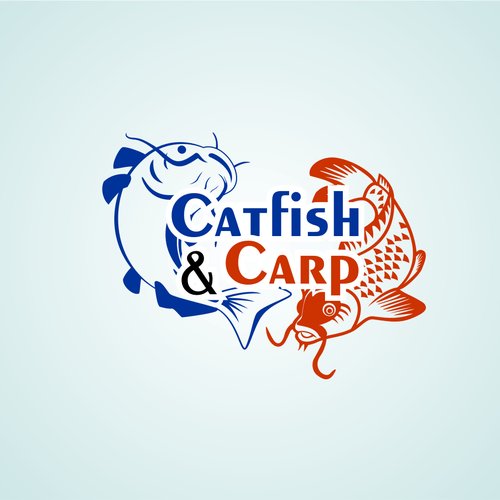 Catfish Logo - Catfish & Carp logo design. Logo design contest