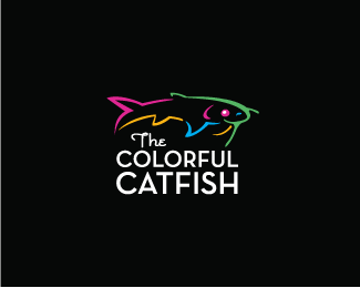 Catfish Logo - The Colorful Catfish Designed by Veep | BrandCrowd