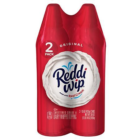 Reddi-wip Logo - Reddi Wip Original Whipped Topping (15 Oz., 2 Pk.)'s Club