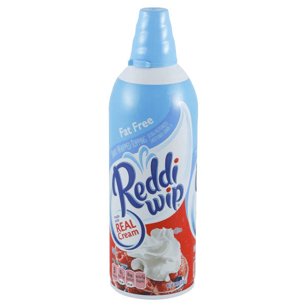 Reddi-wip Logo - Reddi Wip Fat Free Dairy Whipped Topping, 6.5 oz