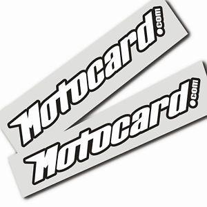 Motocard Logo - Details about Motocard Jonathan Rea World SBK sponsor graphics stickers x 2  pieces medium