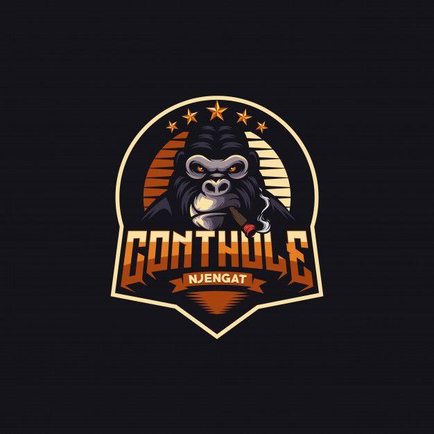 Gorrila Logo - Gorilla logo vector Vector