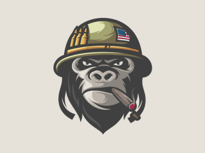 Gorrila Logo - 20+ Gorilla Logo Design Ideas - Design Crafts