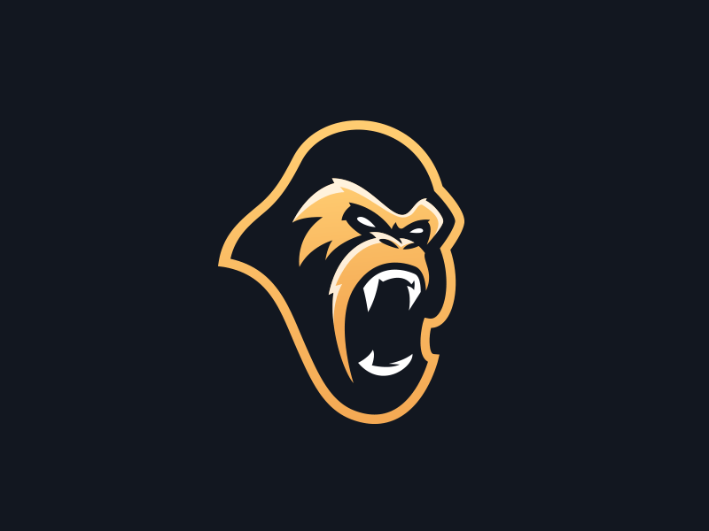 Gorrila Logo - Gorilla Mascot Logo eSports Team | Self | Sports team logos, Logos ...