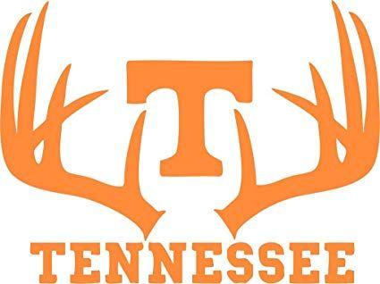 Vols Logo - All About Families UT ~ University of Tennessee Vols Logo with Deer Antlers  ~ Orange ~ Window Sticker/CAR/Truck/RV/Boat with Alcohol PAD~ Size 10