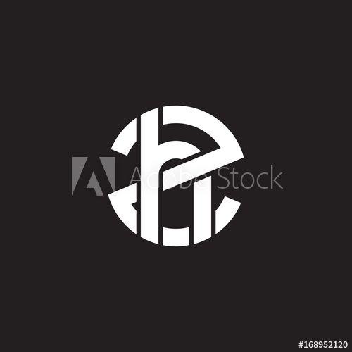 Hz Logo - Initial lowercase letter logo zh, hz, h inside z, monogram rounded ...