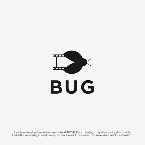 Acting Logo - ACTING BUG. Logo design contest