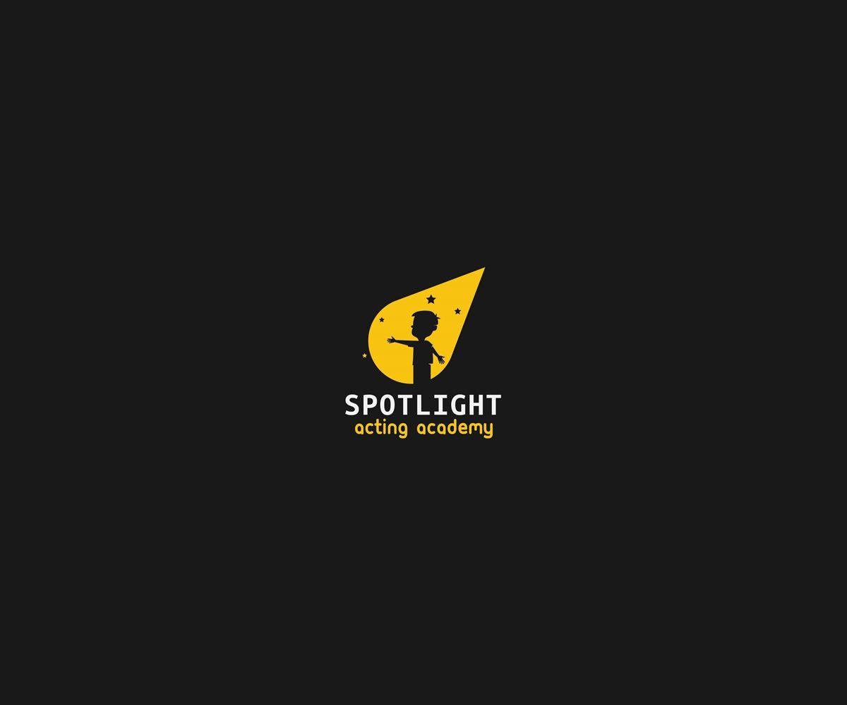 Acting Logo - Bold, Modern, School Logo Design for Spotlight Acting Academy by Ray ...