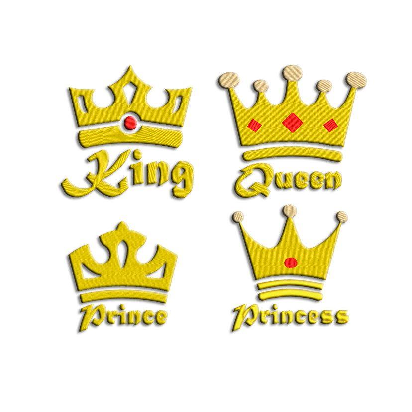 Crowns Logo - Crowns Embroidery design - Machine embroidery design