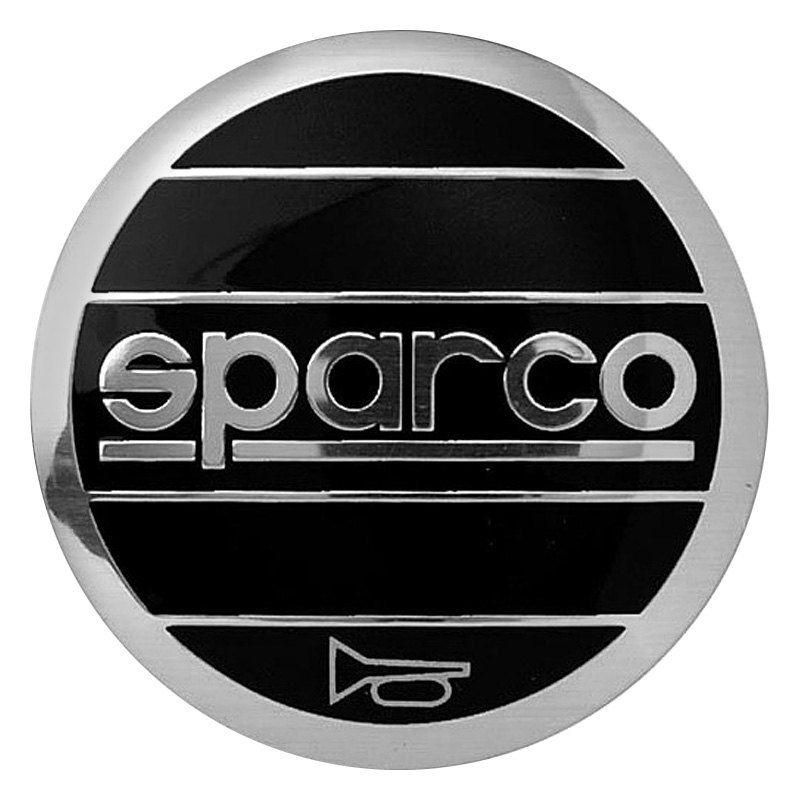 Sparco Logo - Sparco® 01597GZ Horn Button Emblem with Sparco Logo