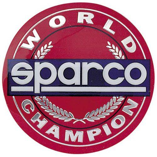 Sparco Logo - Sparco Horn Button/Emblems Red Sparco Logo