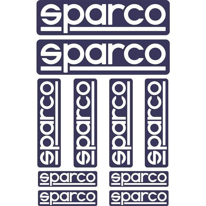 Sparco Logo - Kit of 10 stickers of SPARCO logo