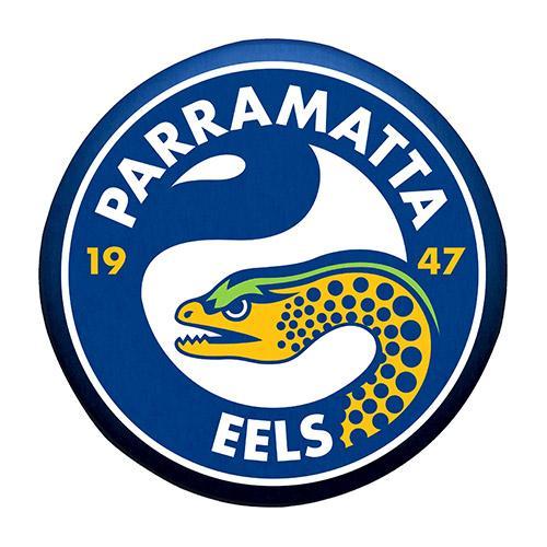 Eels Logo - Parramatta Eels Logo Cushion - Parramatta Eels Merchandise - NRL ...