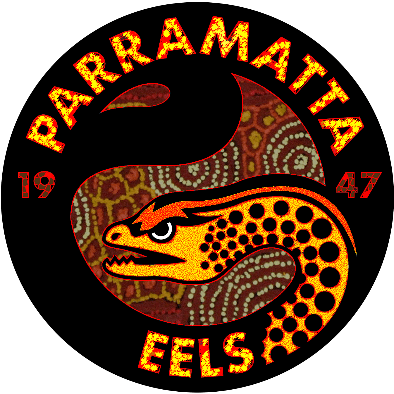 Eels Logo - Parramatta Eels Logo (Aboriginal Edition) by Sunnyboiiii | Parra <3 ...