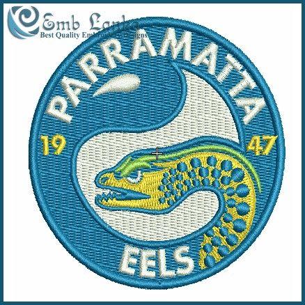 Eels Logo - Parramatta Eels Logo Embroidery Design | Emblanka.com