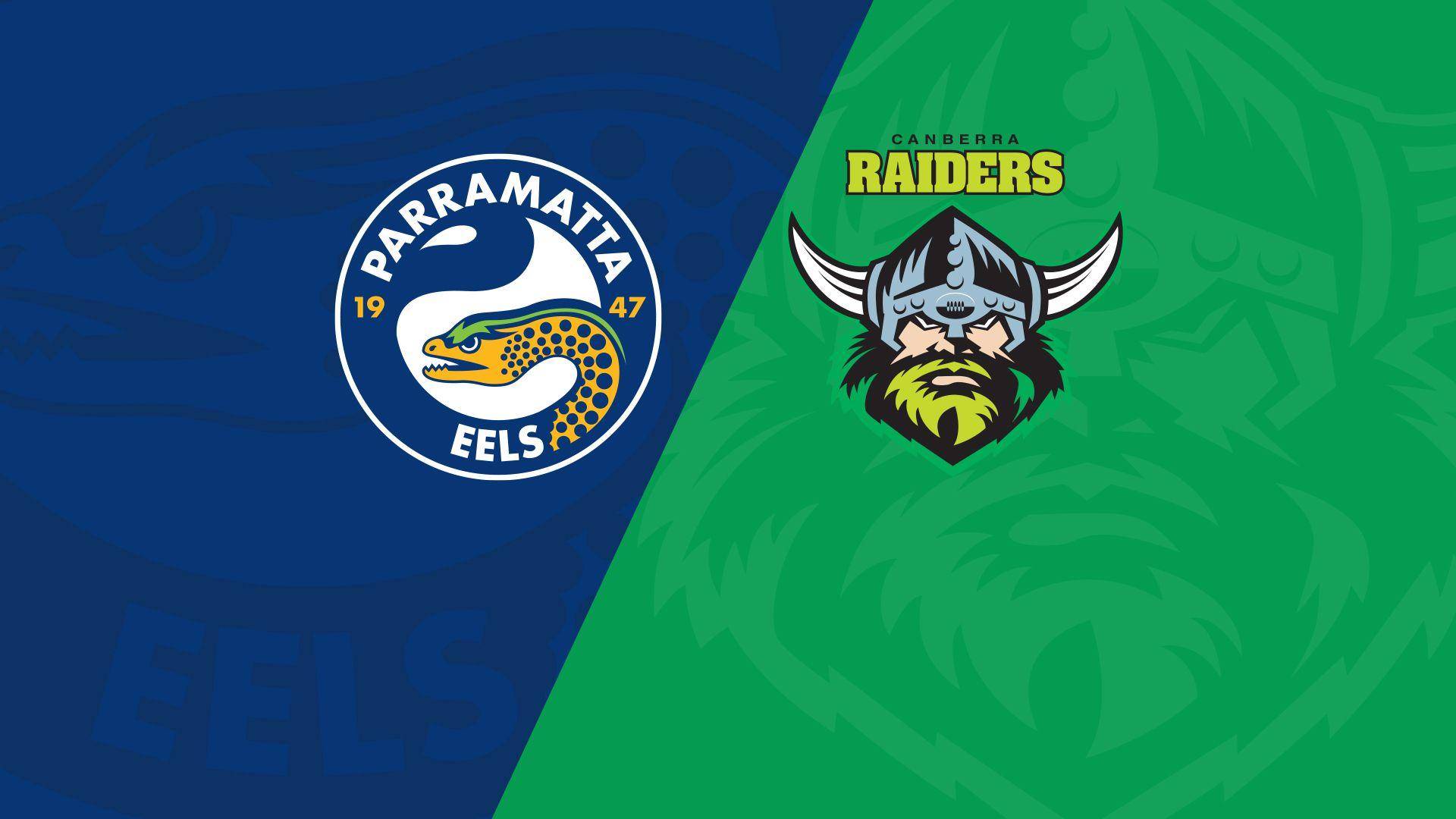 Eels Logo - Watch: Parramatta Eels v Canberra Raiders