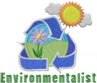 Environmentalist Logo - Environmentalist Logo Embroidery Design