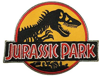Raptor Logo - JURASSIC WORLD PARK Logo Dinosaur Raptor Zoo Movie Kid Baby Jacket T shirt  Patch Sew Iron on Embroidered Symbol Badge Cloth Sign Costume By Prinya ...