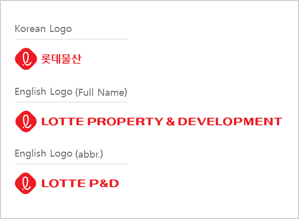 Lotte Logo - CI - Company - LOTTE PROPERTY&DEVELOPMENT