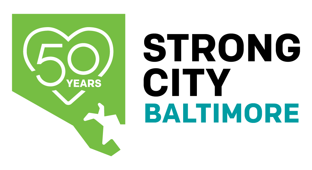 Bailtomore Logo - Strong City Baltimore. Building and Strengthening Neighborhoods