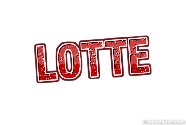 Lotte Logo - Lotte Logo | Free Name Design Tool from Flaming Text
