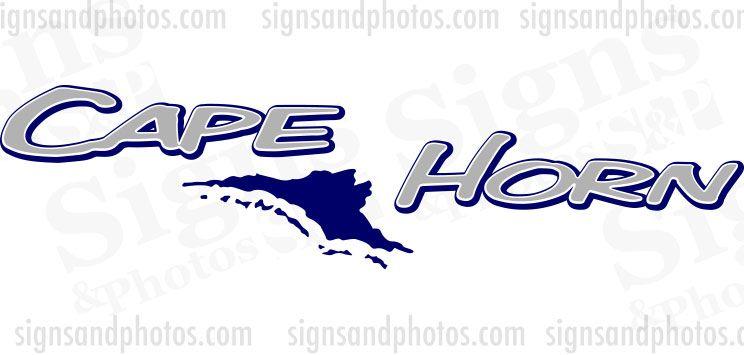 Cape Logo - Cape Horn Boat Logo 2 colors