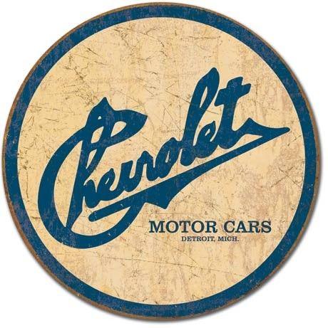 Historic Logo - CHEVY - Chevrolet Historic Logo Tin Signs, Metal Signs | Sold at ...