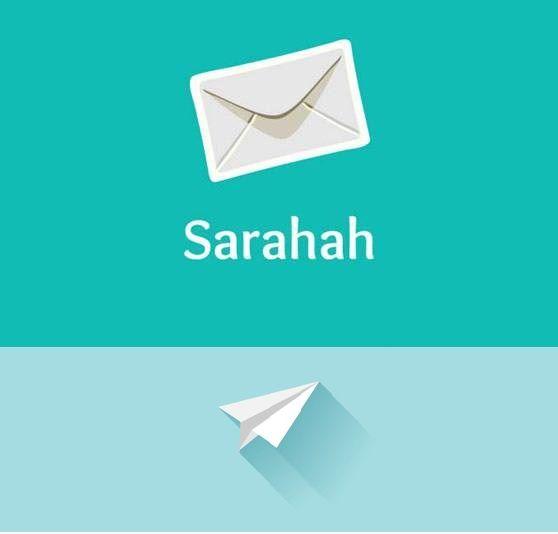 Sarahhah Logo - HOW TO USE SARAHAH | Ten Top Site