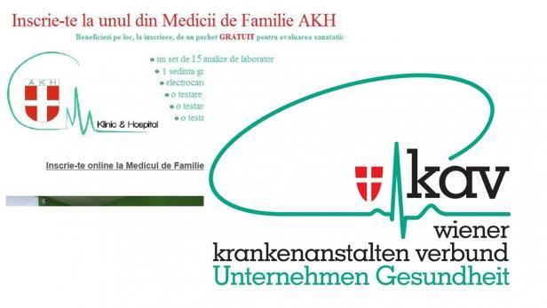 KAV Logo - Bukarester Spital wirbt mit Logo des AKH und des KAV | kurier.at