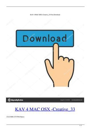 KAV Logo - KAV 4 MAC OSX -Creative_33 Free Download by bensprocdoivil - issuu