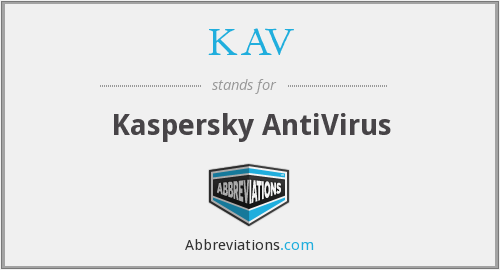 KAV Logo - KAV - Kaspersky AntiVirus