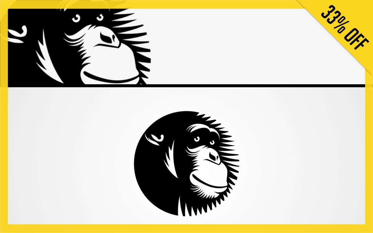 Chimpanzee Logo - chimpanzee Logo