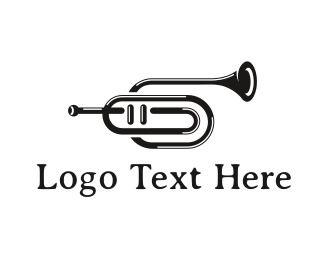 Trumpet Logo - Black & White Trumpet Logo