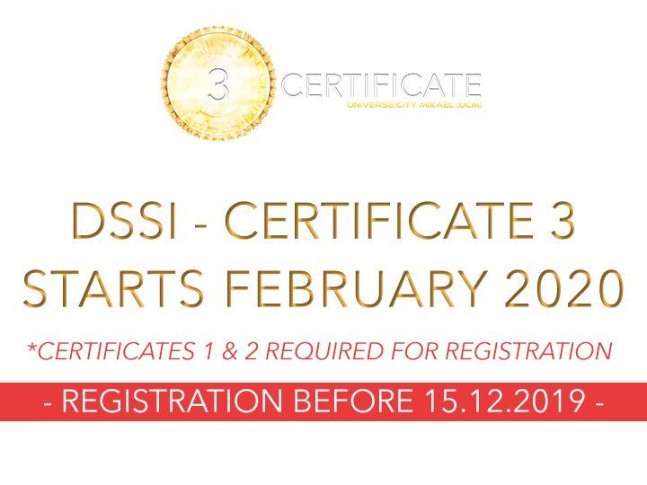 Dssi Logo - Certificate 3 in DSSI