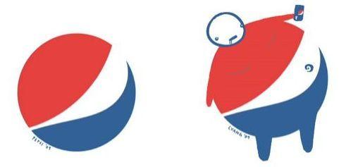 Overweight Logo - Visual Rhetoric: Pepsi Makes You Fat