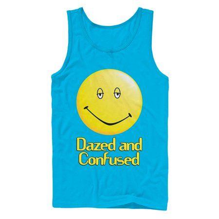 Confused Logo - Dazed and Confused Men's Big Smiley Logo Tank Top