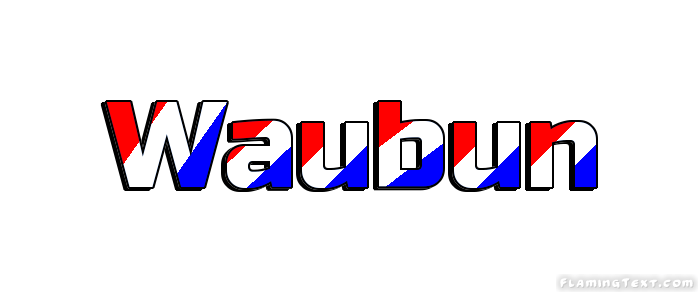 Waubun Logo - United States of America Logo | Free Logo Design Tool from Flaming Text