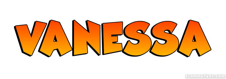 Vanessa Logo - Vanessa Logo. Free Name Design Tool from Flaming Text