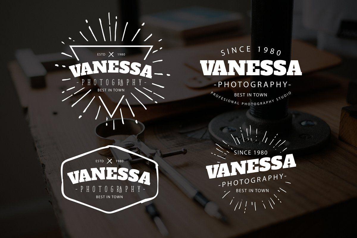 Vanessa Logo - Vanessa Premade Logo