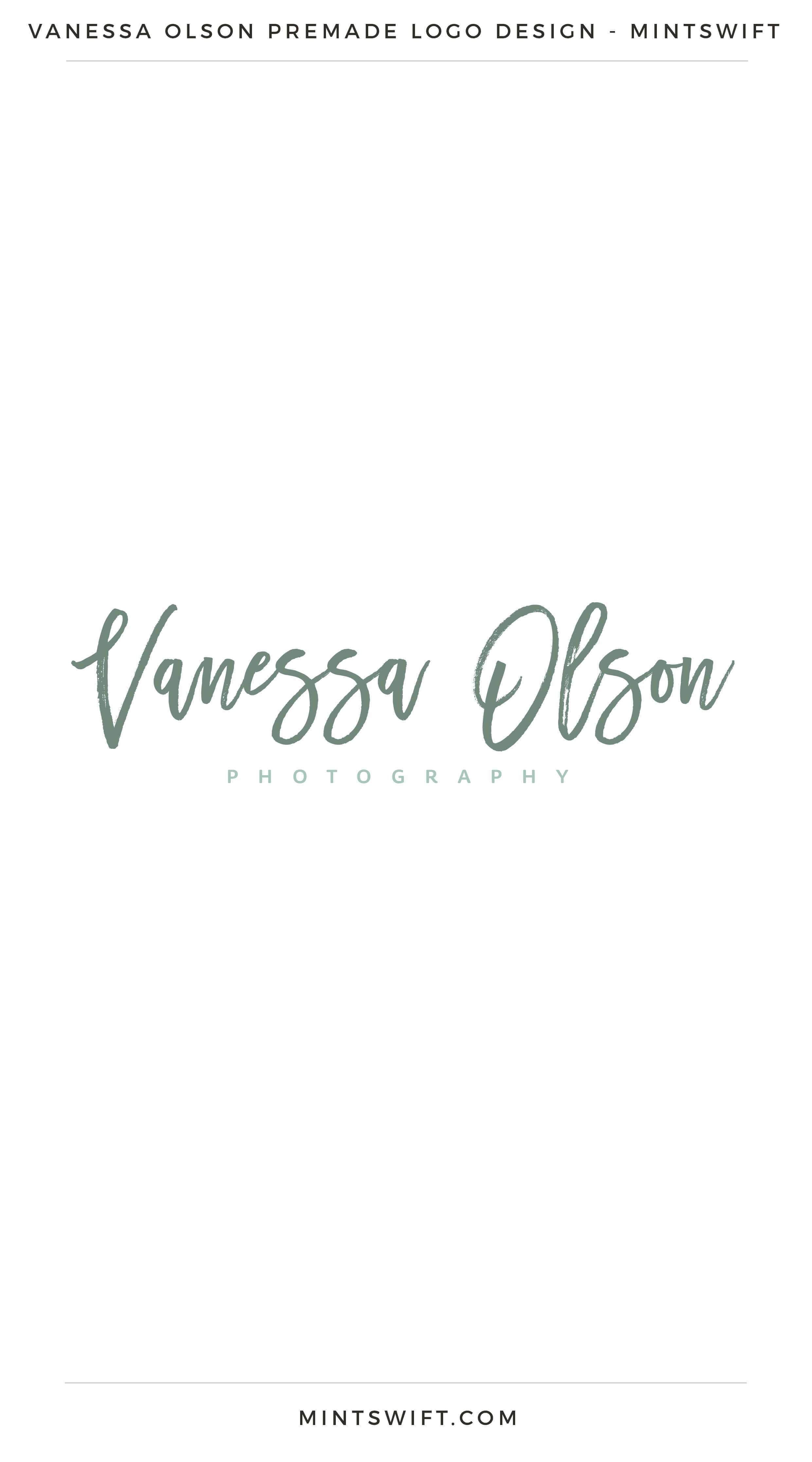 Vanessa Logo - Vanessa Olson Premade Logo