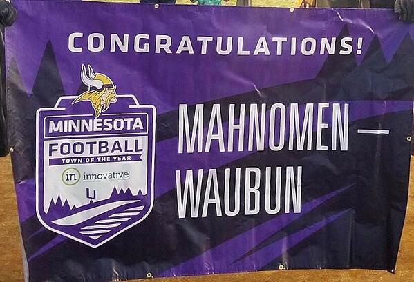 Waubun Logo - Mahnomen/Waubun Wins Minnesota Football Community of the Year!