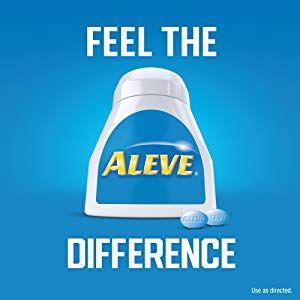 Aleve Logo - Aleve Caplets with Naproxen Sodium, 220mg (NSAID) Pain Reliever/Fever  Reducer, 150 Count